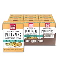 The Honest Kitchen Pumpkin POUR OVERS Wet Toppers for Dogs (12 Pack), 5.5 oz - Salmon Stew
