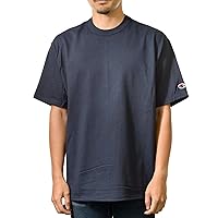 (Champion) Champion 7.0oz Heritage Jersey Men's Short Sleeve T-shirt (XL, Navy) [Parallel Import], nvy, XL