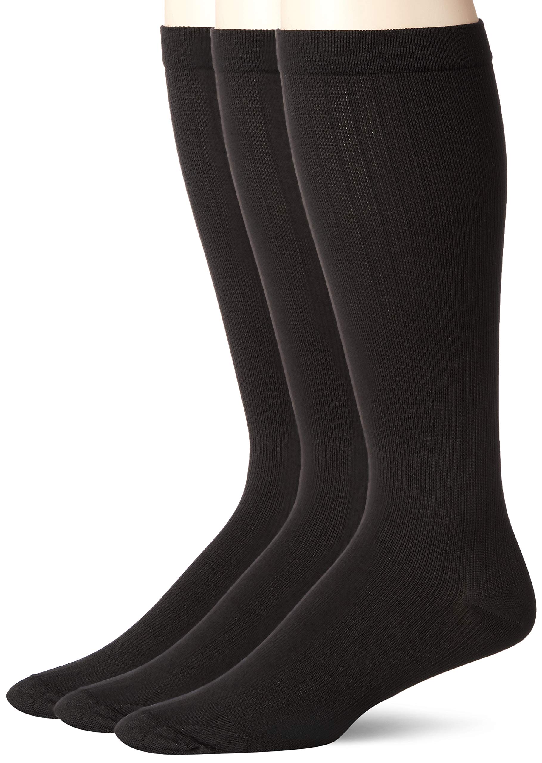 Dr. Scholl's Men's Graduated Compression Over the Calf Socks - 2 & 3 Pair Packs - Energizing Comfort and Fatigue Relief