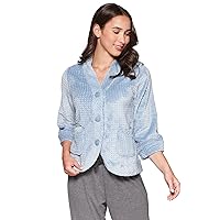 Women's Bed Jacket with Velcro Openings