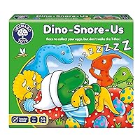 Orchard Toys Dino-Snore-Us Game, A fun Dinosaur Themed Board Game for ages 4+, Encourages Number and Counting Skills for Kids