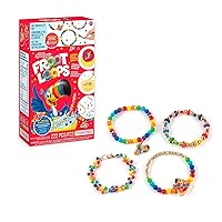 Make It Real: Kellogg's Cerealsly Cute - Froot Loops - DIY Bracelet Kit, 222 pcs, Toucan Sam Charms, Create 4 Cereal Themed Bracelets, Tweens, Girls & Kids Ages 8+