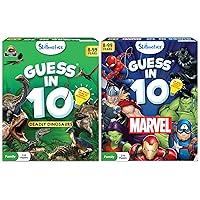 Skillmatics Guess in 10 Deadly Dinosaurs & Marvel Bundle, Games for Kids, Teens & Adults