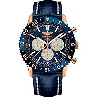 Breitling Chronoliner B04 Limited Edition of 250 Exclusive Pieces in Rose Gold with Blue Dial Watch RB046116/C972