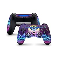 80's Fighter Jet Vinyl Controller Wrap - For Use With PS4 Dual Shock