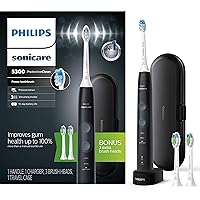 ProtectiveClean 5300 Rechargeable Electric Power Toothbrush, Black, HX6423/34