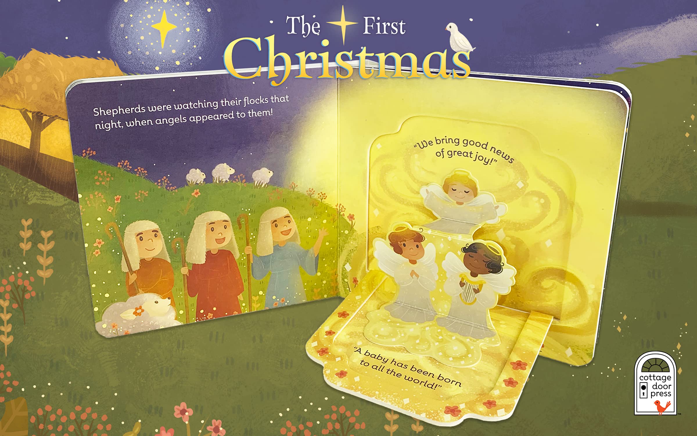 The First Christmas: Lift-a-Pop Pop-Up Board Book Holiday Gift For Babies and Toddlers