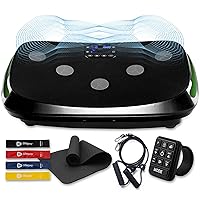 LifePro Rumblex 4D Vibration Plate Exercise Machine - Triple Motor Oscillation, Linear, Pulsation + 3D/4D Vibration Platform - Whole Body Viberation Machine for Home, Weight Loss & Shaping