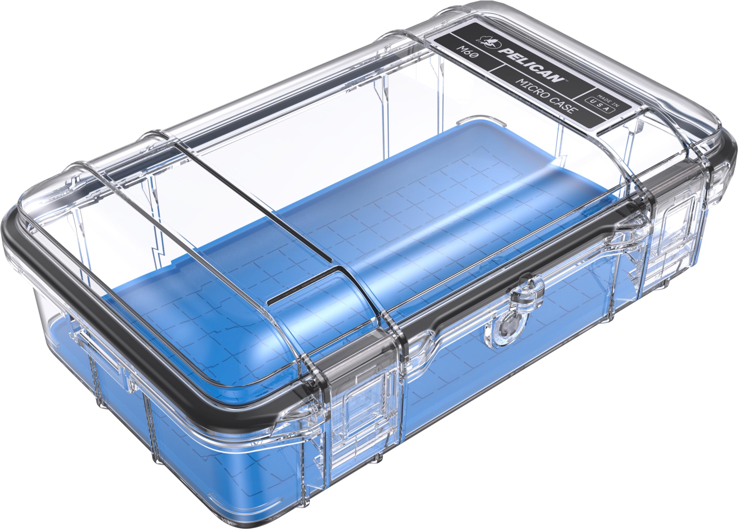 Pelican M60 Micro Case (Blue/Clear)