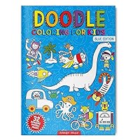 Doodle Coloring For Kids: Blue Edition Doodle Coloring For Kids: Blue Edition Paperback