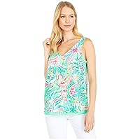 Lilly Pulitzer Reversible Florin Sleeveless V-Neck Multi One in A Melon XXS