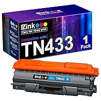 E-Z Ink (TM Compatible Toner Cartridge Replacement for Brother TN-433 TN433 TN433bk TN431 Compatible with HL-L8260CDW HL-L8360CDW MFC-L8610CDW MFC-L8900CDW (1 Cyan, 1 Pack)