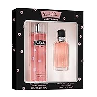 Women's Perfume Fragrance Gift Set by Lucky You, Fragrance Mist & Eau de Toilette, Fresh Flower Citrus Scent, 2 Piece Set