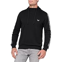 Emporio Armani Men's Iconic Terry Hooded Sweater Long Sleeves