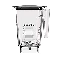 Blendtec 90 oz WildSide Jar, Commercial Grade - Five-Sided Replacement Blender Jar - Compatible with Blendtec Blenders - 36 oz Blending Capacity - Clear