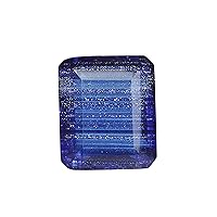 GEMHUB Hydro Thermal Blue Topaz 36.50 Carat Brilliant Emerald Cut Loose Gemstone for Jewelry Idea