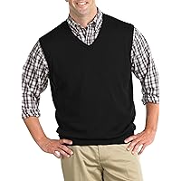 Harbor Bay by DXL Men's Big and Tall V-Neck Sweater Vest