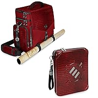 ENHANCE Tabletop Collector's Edition RPG Adventurer's Bag + Collector's Edition RPG Organizer (Dragon Red) - Bundle