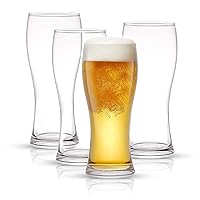 Lara Pilsner Beer Glasses Set of 6 (12.8 oz)