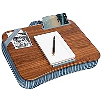 LAPGEAR Designer Lap Desk with Phone Holder and Device Ledge - Arrow Stripes - Fits up to 15.6 Inch Laptops - Style No. 45411