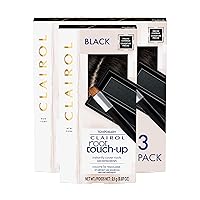 Clairol Root Touch-Up Temporary Concealing Powder, Black Hair Color, Pack of 3