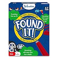 Card Game - Found It Travel, Scavenger Hunt for Kids, Girls, Boys, Fun Family Game, Gifts for Ages 4, 5, 6, 7, Travel Game