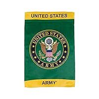 In the Breeze U.S. Army Symbol Lustre Garden Flag - Double Sided Military Service Flag,12