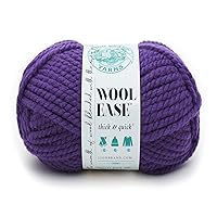 Wool-Ease Thick & Quick Yarn, Soft and Bulky Yarn for Knitting, Crocheting, and Crafting, 1 Skein, Iris