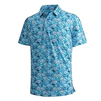 SAMERM Golf Shirts for Men Dry Fit Short Sleeve Mens Golf Shirt Performance Moisture Wicking Polo Shirts for Men