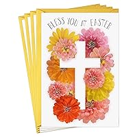 DaySpring Pack of Religious Easter Cards, Bless You (4 Cards with Envelopes)