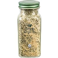 Simply Organic Garlic Salt Certified Organic, 4.7-Ounce Container