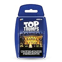 Top Trumps Card Game US Presidents - Family Games for Kids and Adults - Learning Games - Kids Card Games for 2 Players and More - Kid War Games - Card Wars - for 6 Plus Kids