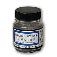 Jacquard Procion Mx Dye - Undisputed King of Tie Dye Powder - Bright Blue - 2/3 Oz - Cold Water Fiber Reactive Dye Made in USA