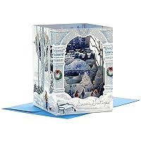 Hallmark Paper Wonder Pop Up Holiday Card (Snowy City)