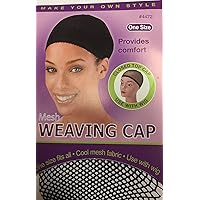 Annie Mesh Weaving Cap (Pack of 12) in Black #4472