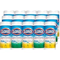 Clorox Disinfecting Wipes Value Pack, Cleaning Wipes, 35 Count Each, Pack of 15 (Package May Vary)