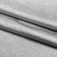 1.5 M Wide EMF Shielding Fabric EMF Radiation Protection EMF Fiber Fabric D#39; Silver to Radiation Protection Fabric Radiation Suit Knitted Fabric Silver Full