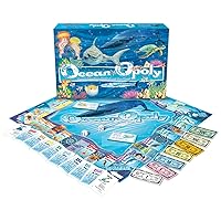 Late for the Sky Ocean-Opoly Board Game, Blue