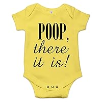Poop, there it is! Funny One Piece Baby Bodysuit Newborn Infant Onesie Romper