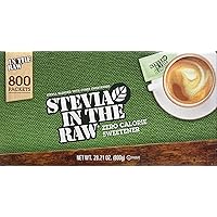 in the Raw Zero Calorie Sweetener Portion Packets, 800-count Original