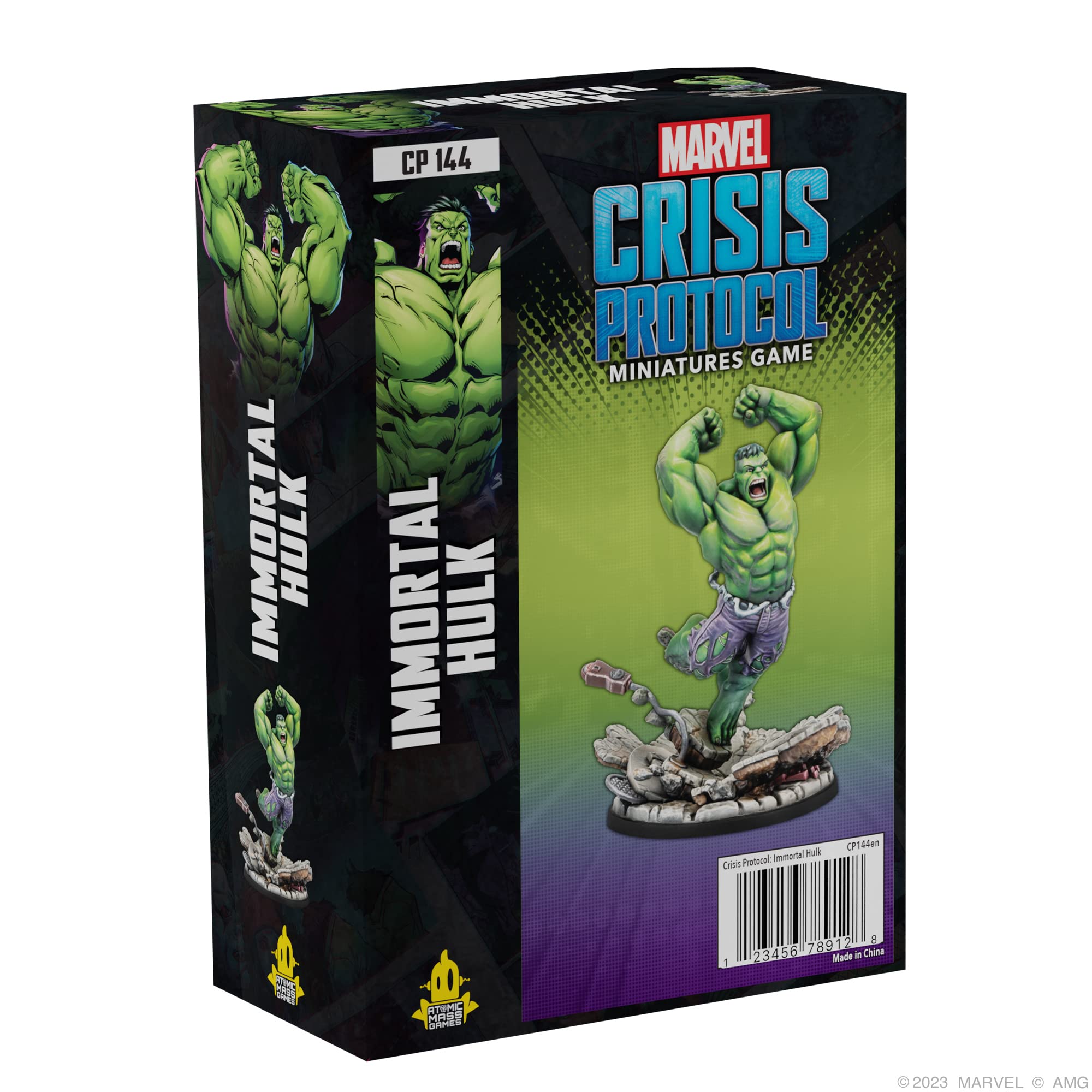 Atomic Mass Games Marvel Crisis Protocol The Immortal Hulk Character Pack Miniatures Battle Game Strategy Game for Adults Ages 14+ 2 Players Average Playtime 90 Minutes Made