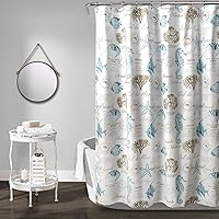 Lush Decor Harbor Life Shower Curtain, 72