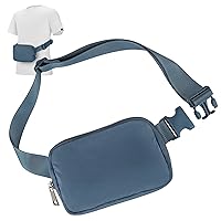 Yaavii Everywhere Belt Bag Unisex Mini Belt Bag, Fashion Small Waist Pouch Waterproof Bum Bag with Adjustable Strap for Workout Running Travelling Hiking, Blue