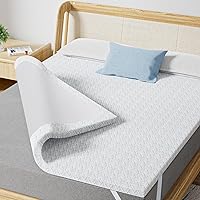 2 Inch Queen Mattress Topper, Premium Soft Cooling Sleep Gel Memory Foam, Non-Slip Design with Removable & Washable Cover, CertiPUR-US Certified