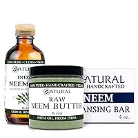 Zatural Save over 10% on Neem Bundle (Neem Oil, Neem Butter, Neem Soap)