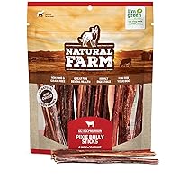 Bully Sticks (6 Inch, 30 Pack), Thin Pizzle Pixie Beef Treats, Grain-Free, High Protein, Best Rawhide Alternative for Small, Puppies or Senior Dogs