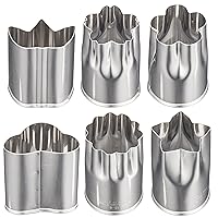 Shimotori Corporation 133 Vegetable Cutter, Small, Set of 6, 18-8 Stainless Steel, Made in Japan