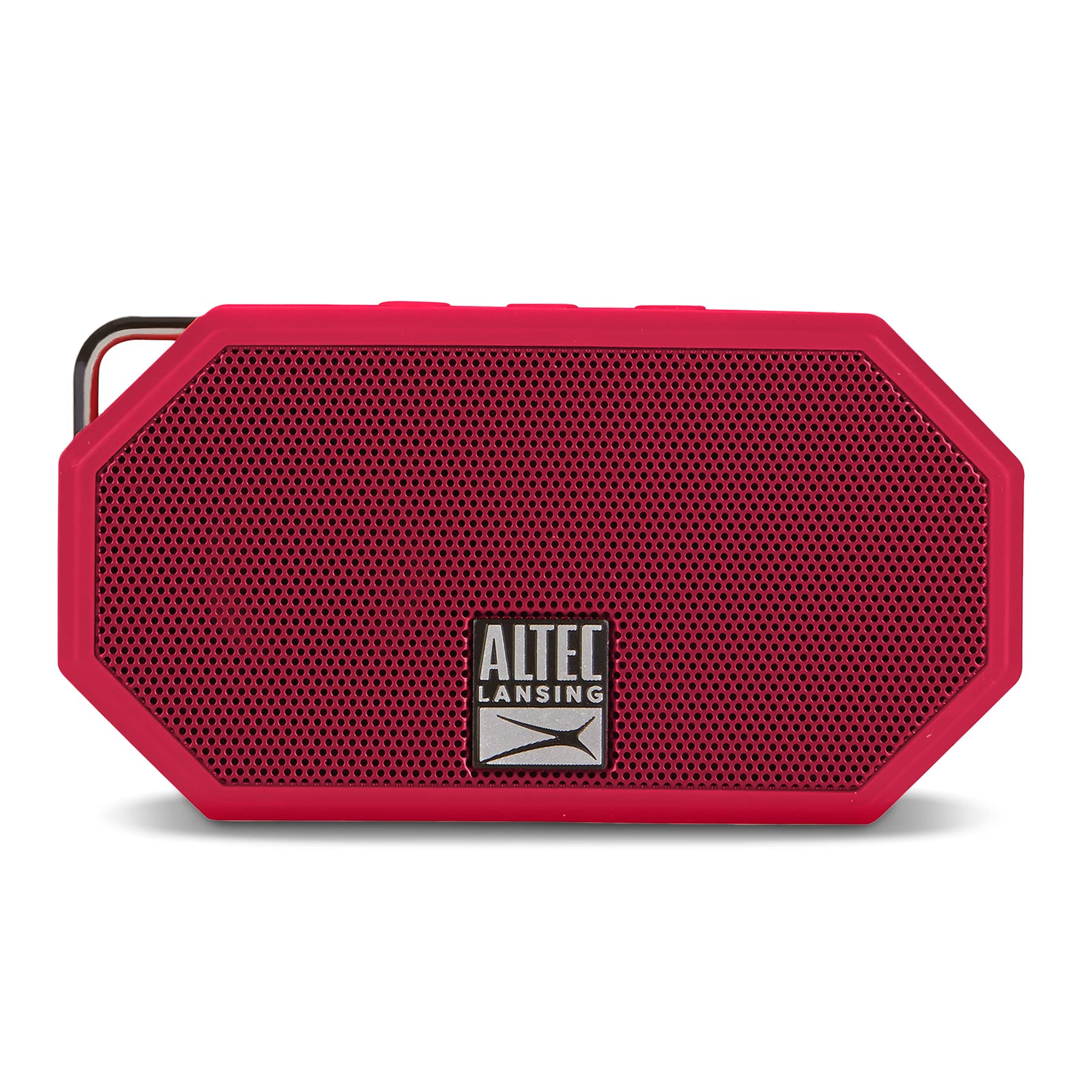 Altec Lansing Mini H2O - Waterproof Bluetooth Speaker, IP67 Certified & Floats in Water, Compact & Portable Speaker for Hiking, Camping, Pool, and Beach, Red