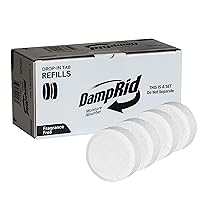 Fragrance Free Drop 4 Pack-15.8 Oz. Refill Tabs-Moisture Absorber, from Numerous Environments and Remove Foul Odors