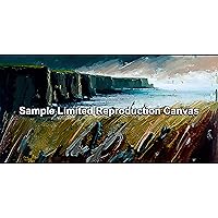 Stunning Limited Edition Coastal Landscape Canvas Print - Ireland's Moher Coast